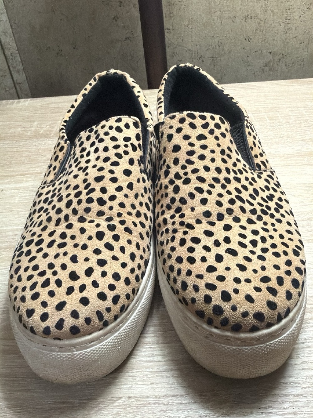 Qupid Black Slip-On Insole Sneakers